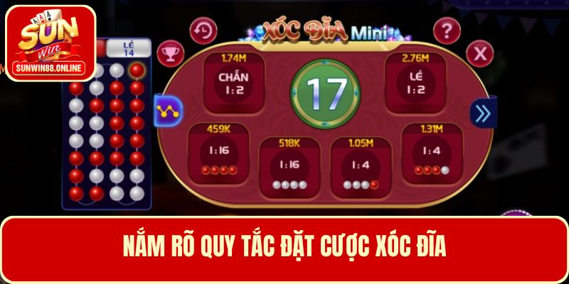 Cách chơi xóc đĩa hiệu quả là biết cách nắm vững quy tắc đặt cược