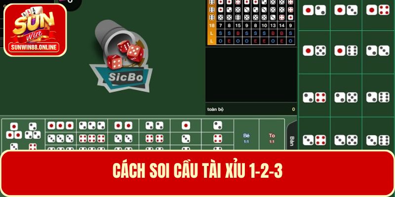 Kinh nghiệm soi cầu tài xỉu dựa vào cầu 1-2-3 (3-2-1)