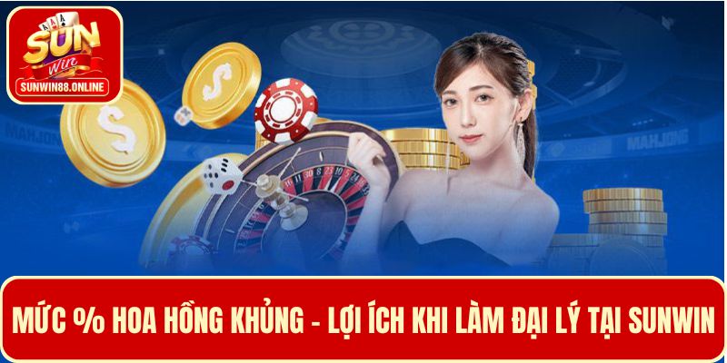 Mức % hoa hồng khủng - Lợi ích khi làm đại lý trên trang game